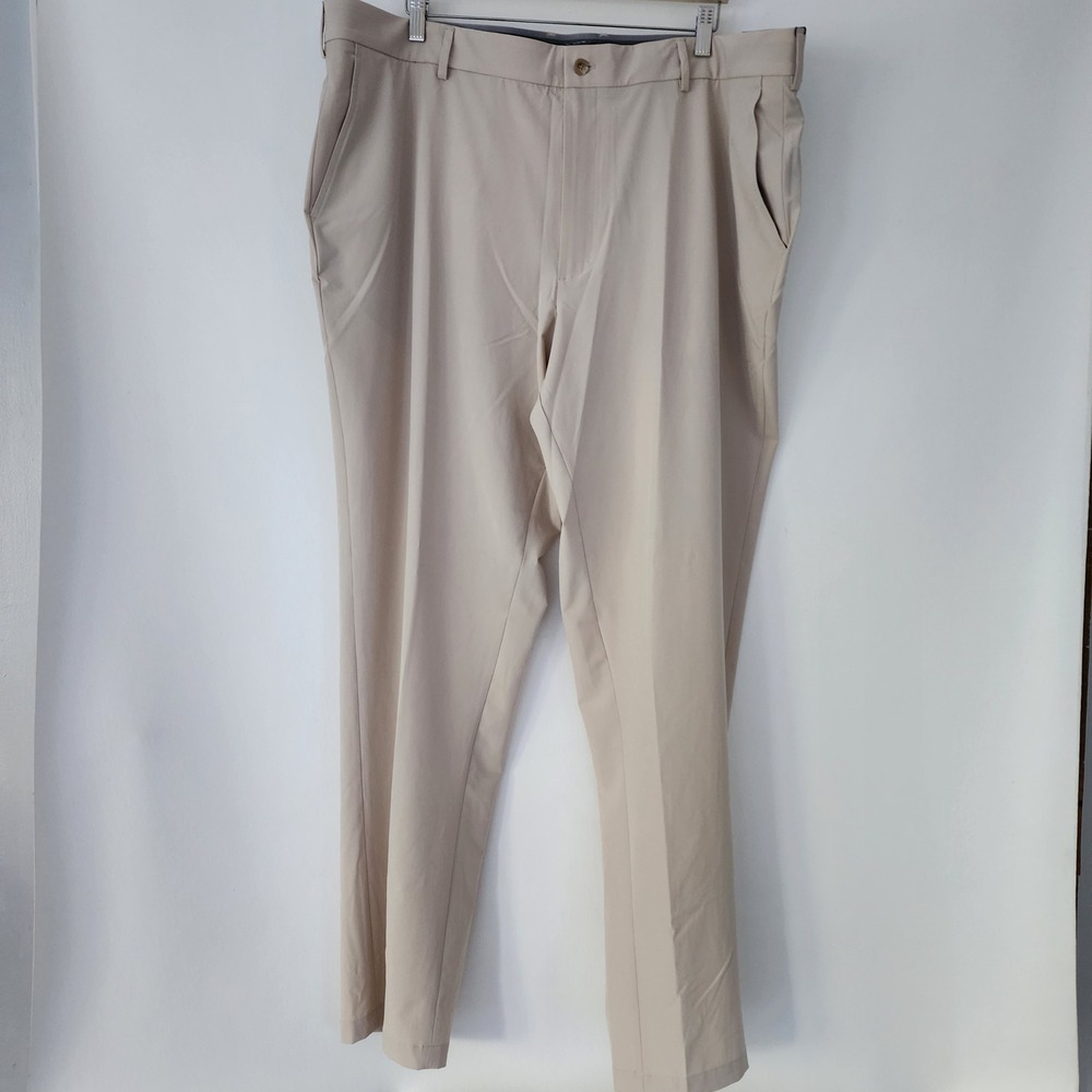 Walter Hagen Mens 44x34 Performance II Light Khaki Golf‎ Pants NWT